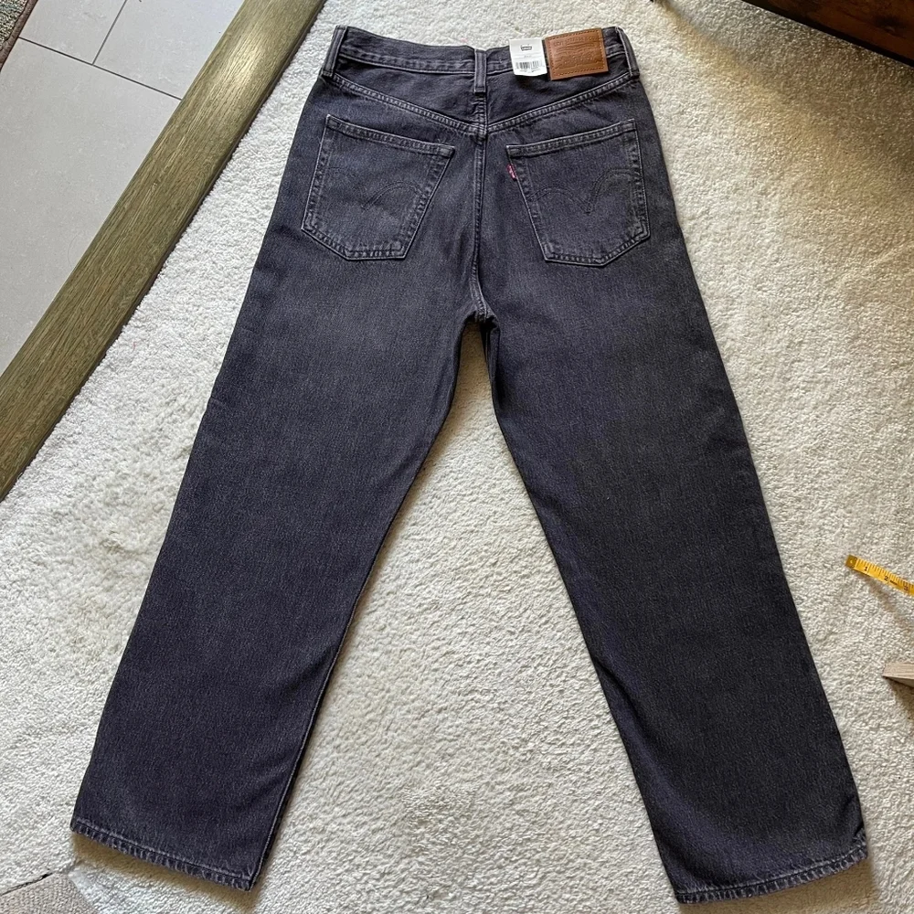 NWT Levi's Premium Ribcage Straight Ankle Women's Jeans Tinted Sky Size 29/27 - Picture 7 of 14
